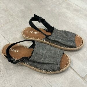 TOMS Chambray Espadrille Sadals